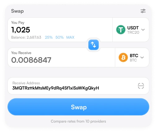 Swap widget