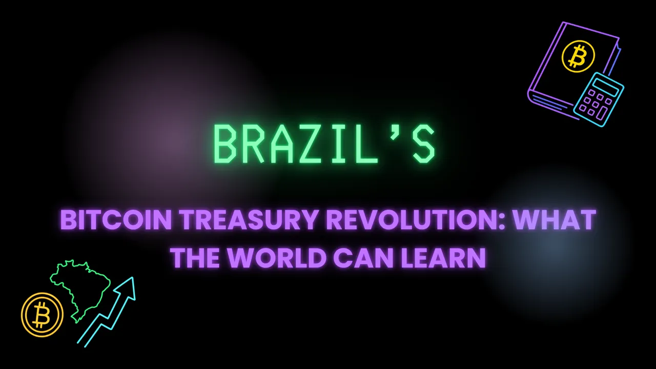 Brazil’s Bitcoin Treasury Revolution: What the World Can Learn