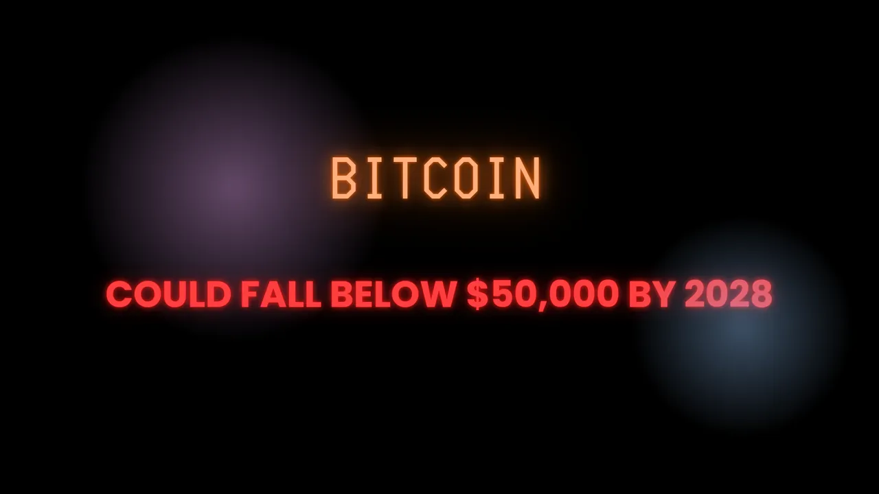 Bitcoin Could Fall Below $50,000 by 2028, Capriole Founder Warns