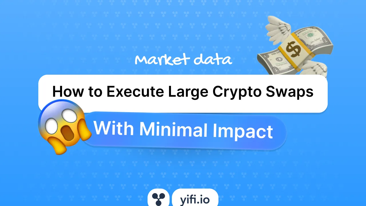 How to Execute Large Crypto Swaps With Minimal Market Impact