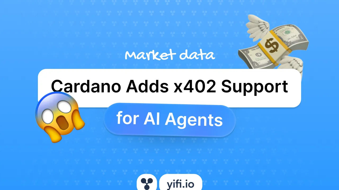 Cardano Adds x402 Support, Letting AI Agents Pay in ADA