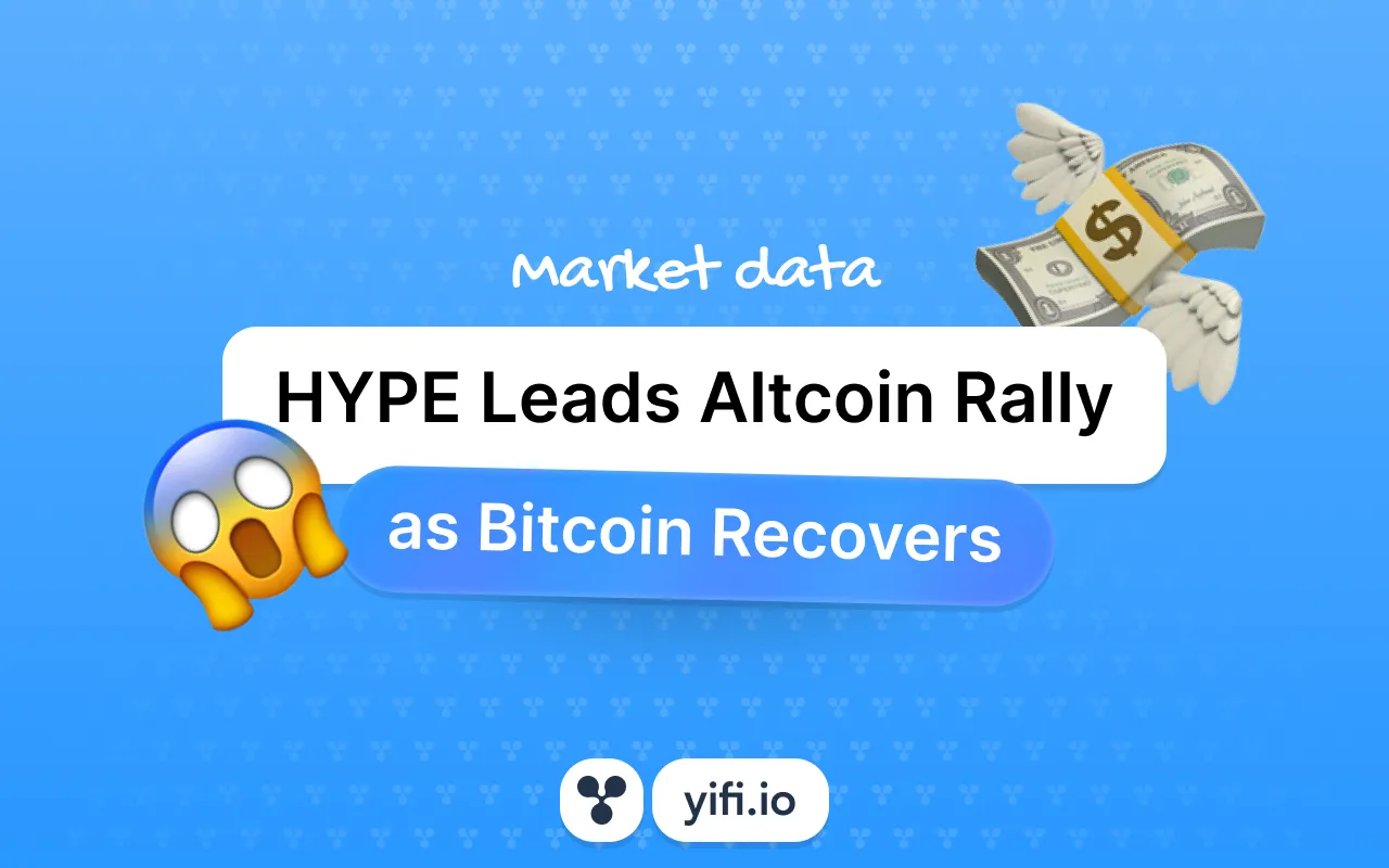 HYPE Leads Altcoin Rally as Bitcoin Recovers
