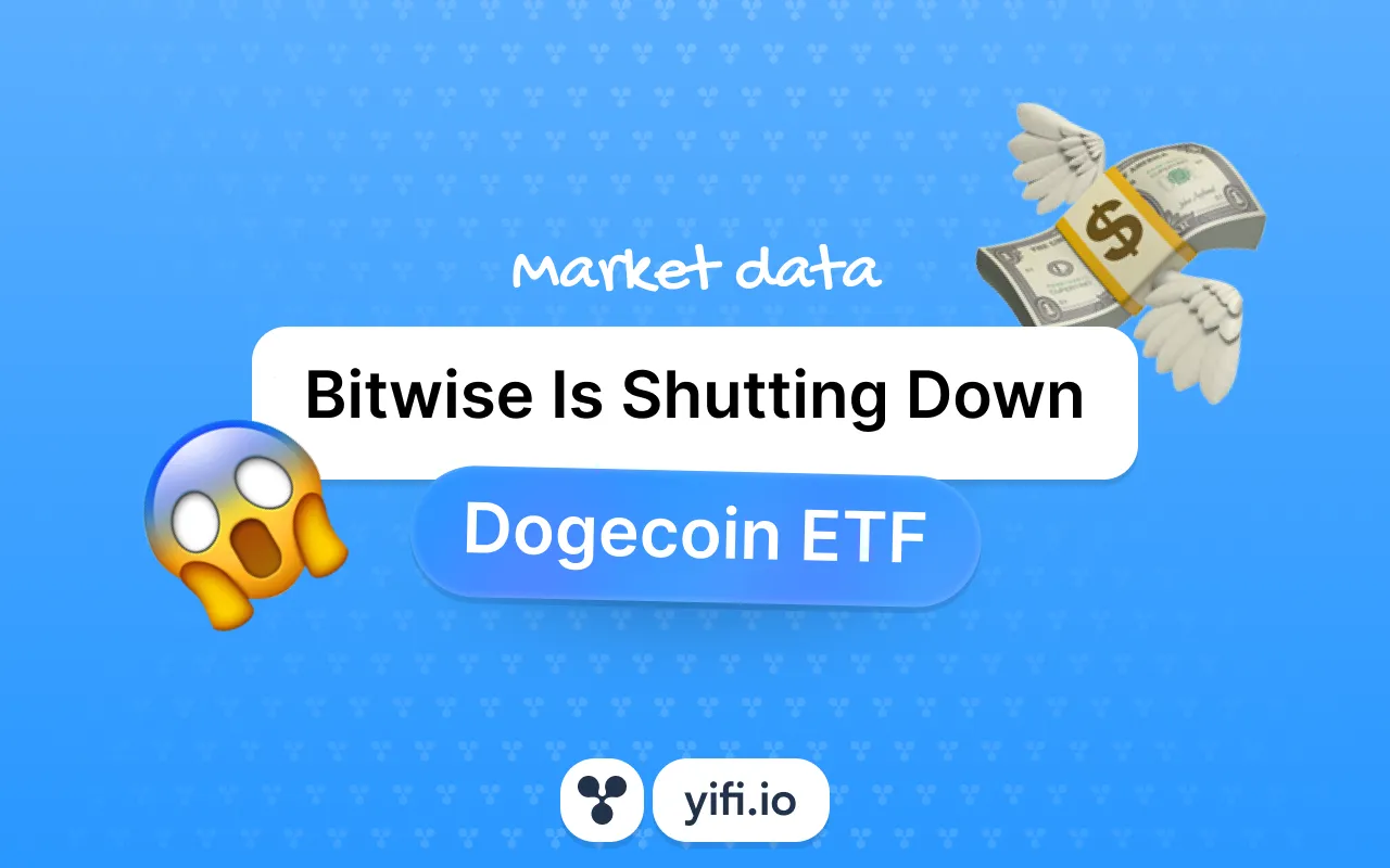 Bitwise Is Shutting Down Its Dogecoin ETF