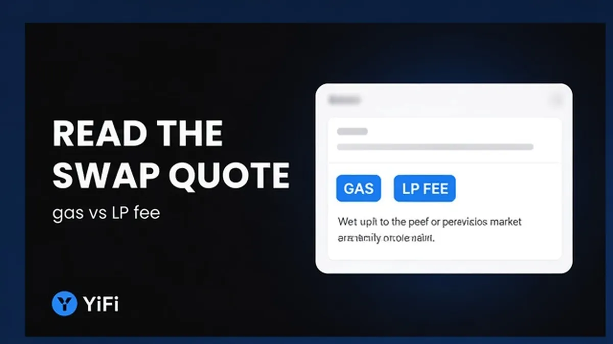 How to Read a Crypto Swap Quote (Gas, LP Fees, Slippage)