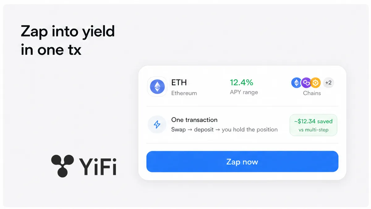 How to Zap into a DeFi Yield Strategy in One Transaction